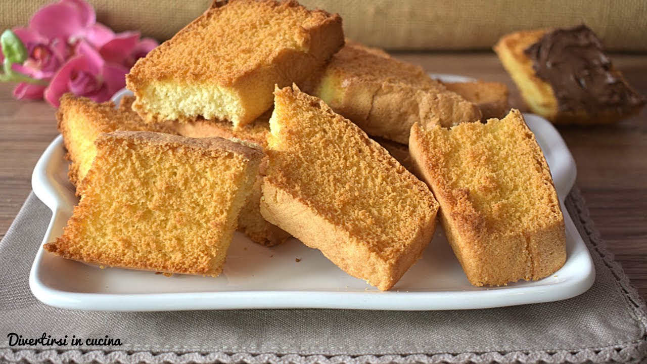 Biscotti di pan di Spagna, Ricetta FACILE | Divertirsi in cucina