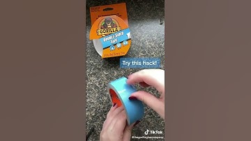 Gorilla Double Sided Tape Liner Removal Hack