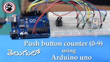 Seven Segment -Led -Display with Arduino in telugu#