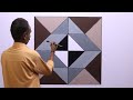 OPTICAL ILLUSION 3D WALL PAINTING IDEAS | HOW TO MAKE 3D WALL ART EFFECT