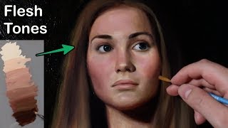 Portrait Painting Tutorial | Flesh Colors Explained