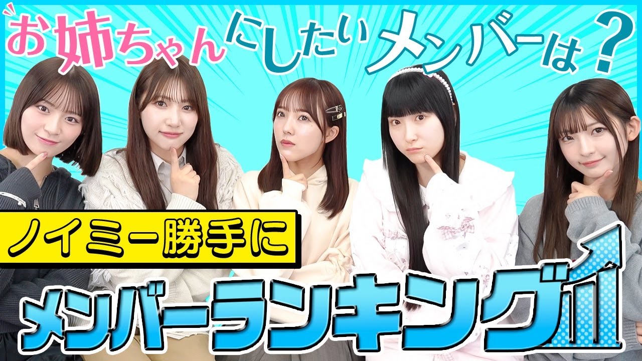 【大波乱!?】ノイミー勝手にメンバーランキング！お題に対してのメンバーの順位をつけてみた😏