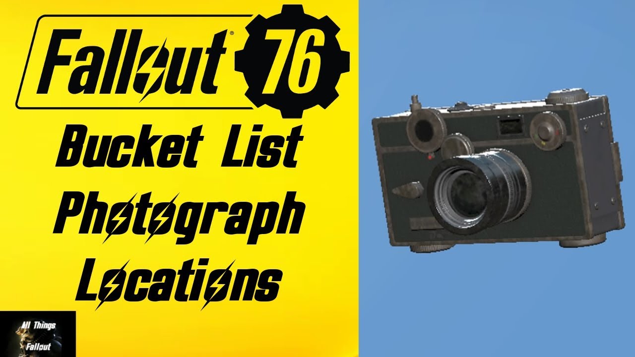 Fallout 76 Bucket List Photograph Locations Youtube