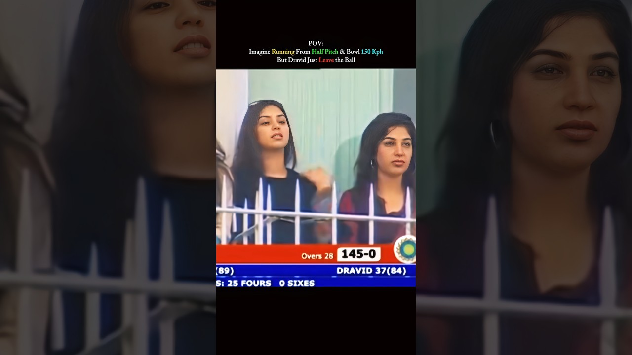 Rahul Dravid: Nightmare of Fast Bowlers 🥶 