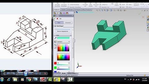 Solidworks for beginners - exercise 21