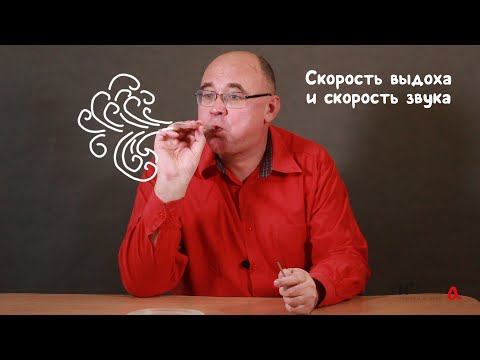 Скорость выдоха и скорость звука