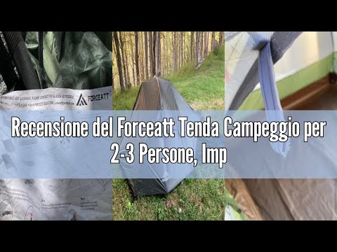 Tenda Da Campeggio Forceatt Per 2-3 Persone - Impermeabile, Leggera E Facile Da Montare - Foto 11