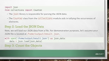 Counting Objects in a JSON File with Python