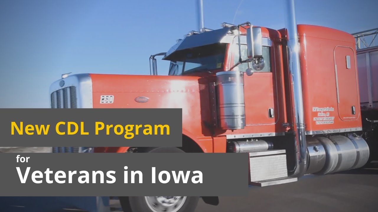New program helps Veterans get a CDL YouTube