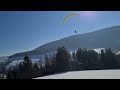 Gleitschirm / Paraglider in Snow