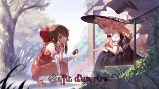 Nightcore~ Pour une seconde [Les frangines] {lyrics}