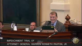 Tony Buzbee Cross Examines Jeff Mateer - Part Three: Paxton Impeachment