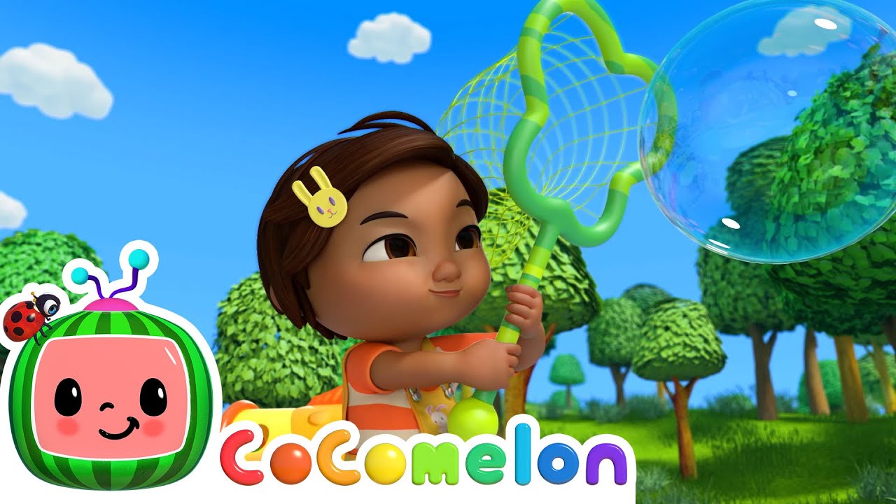 Blowing Bubble's Song (Fun In The Sun) |  Nina Time | Cartoons for Kids | Mysteries with Friends