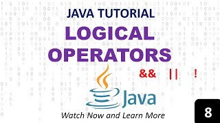 Logical Operators in Java | AND, OR, NOT | Coding Examples