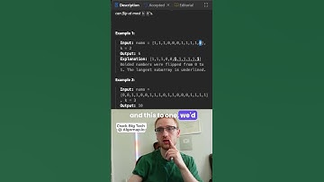 The Sliding Window Algorithm Explained - Max Consecutive Ones III - Leetcode 1004 - Python