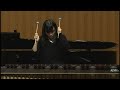 「プリズム〜ソロ・マリンバのための〜」作曲 安倍圭子(ソロコン関西大会)