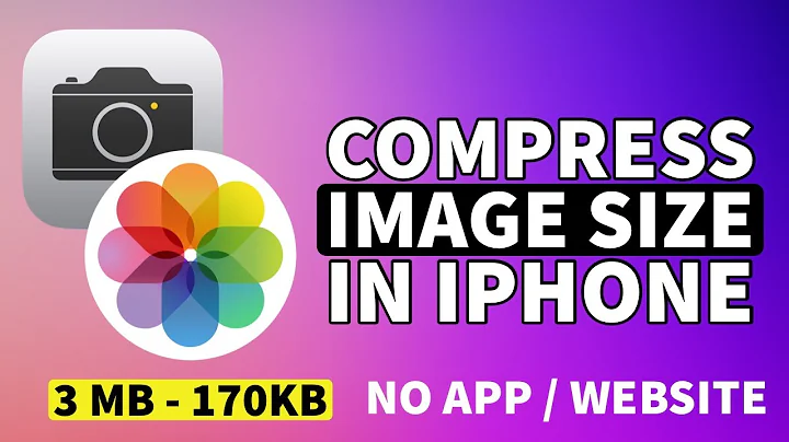 How to Resize Photo and Reduce Photo File Size in iPhone Without Losing its Quality I Compress Photo - DayDayNews