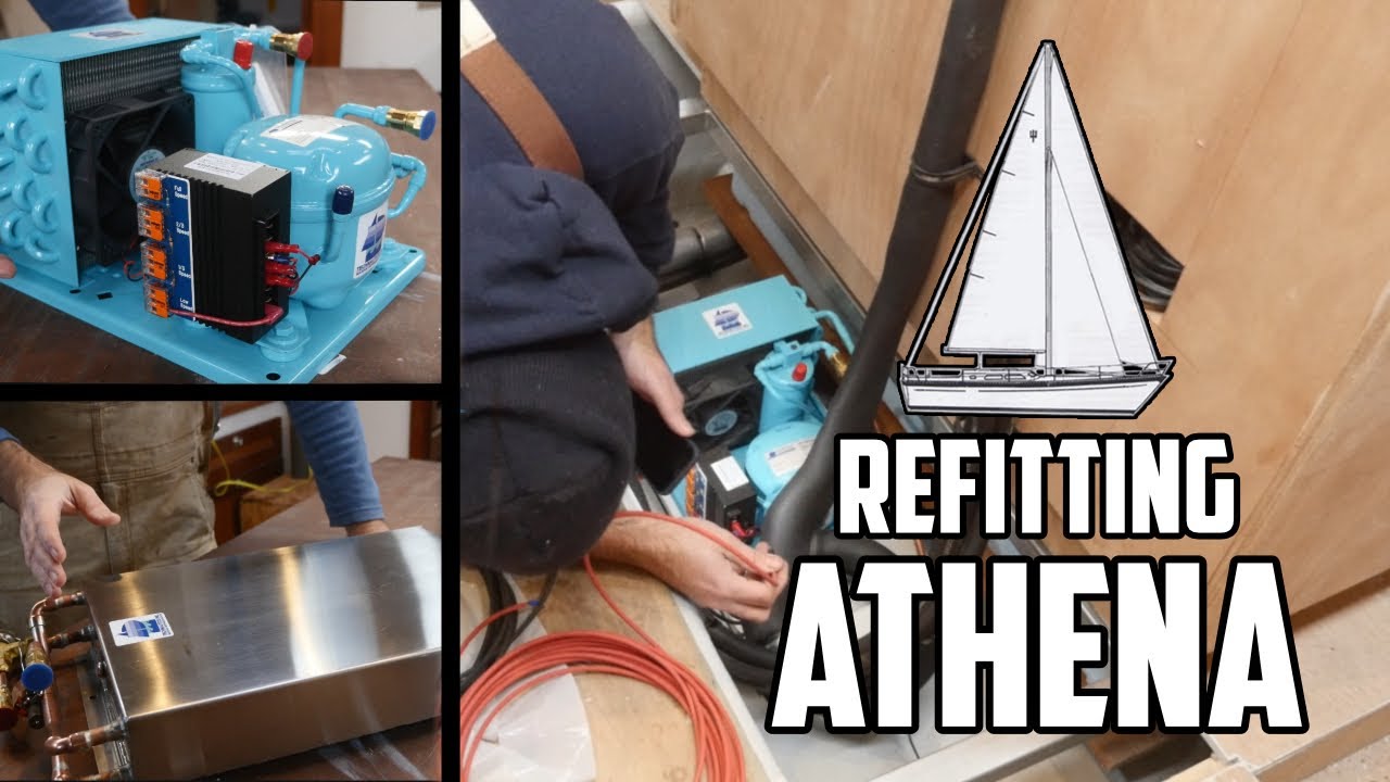 Sail life - Technautics CoolBlue refrigeration & varnishing - DIY sailboat project