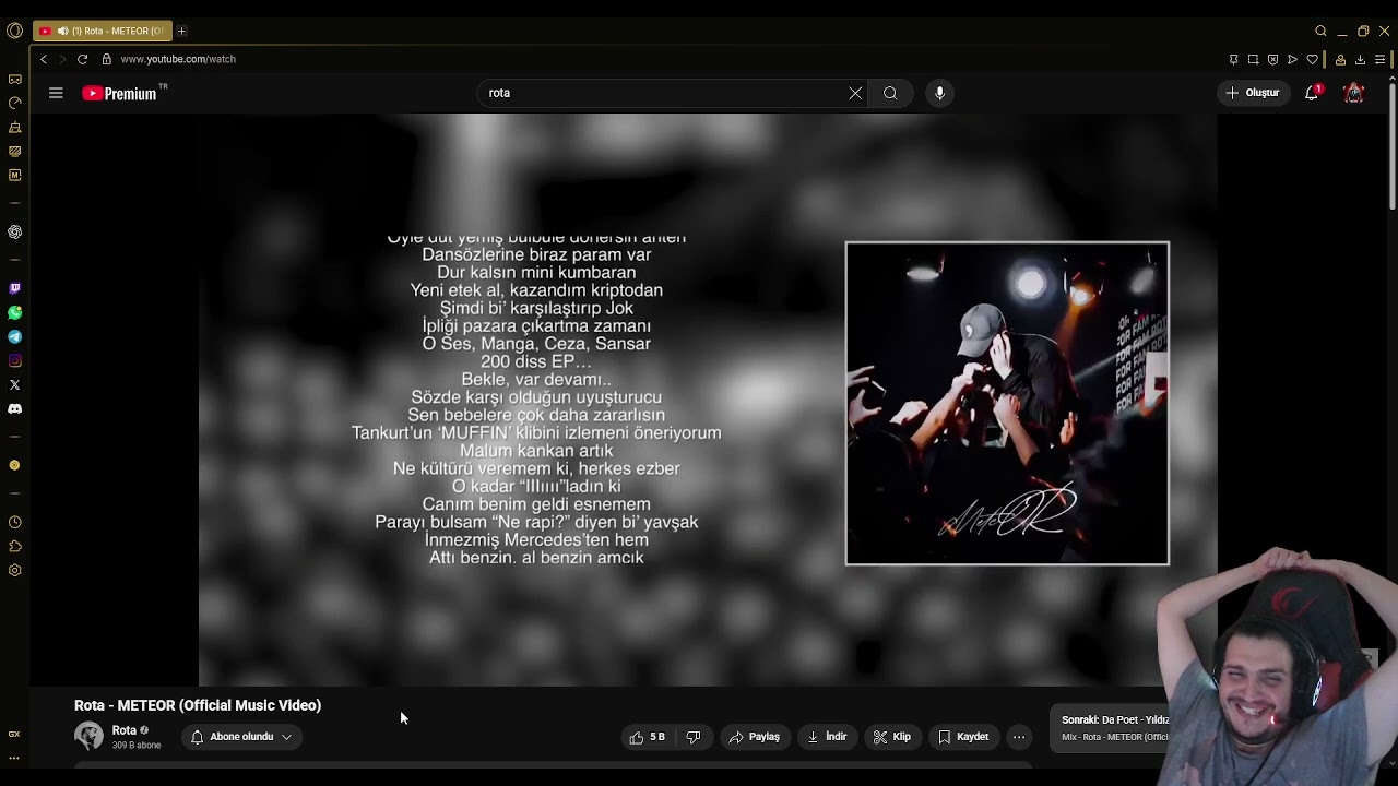 Rota - METEOR (Reaction) Joker'e Re-Diss geldi.