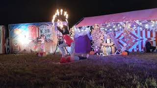 Snacrobats Fire Acro Yoga Performance at Alchemy 2019
