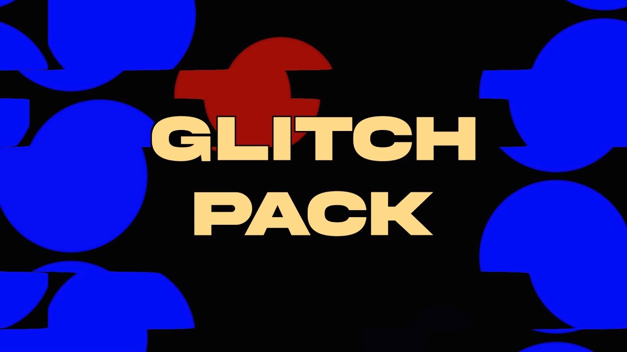 Glitch Door - VJ Video Loop. Full HD Glitch Motion Background