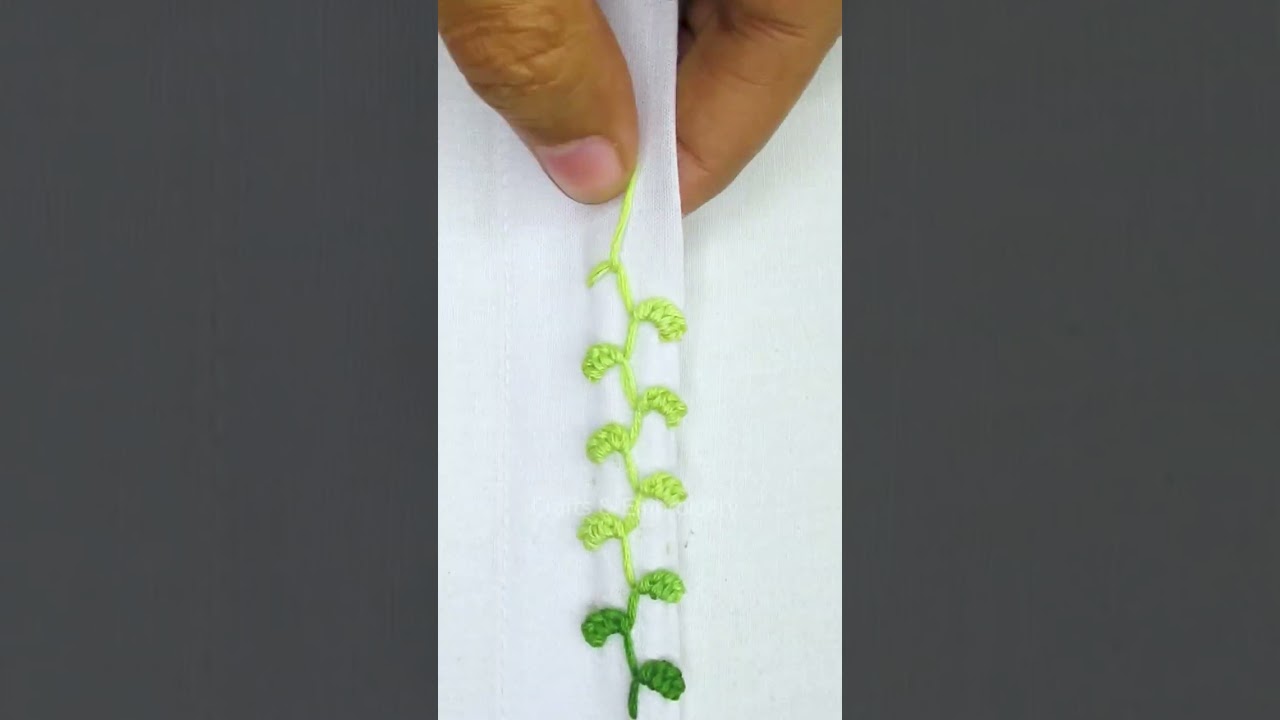 Very nice border lace hand embroidery tutorial! 