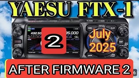 BIg Update  , FTX-1 NEW FIRMWARE aprs , Twin antenna etc 