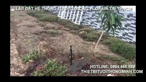 Chi phí lắp đặt hệ thống tưới bãi cỏ, cây cảnh, ăn trái sân vườn biệt thự tự động từ xa điện thoại