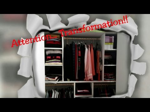 Transformer un placard en dressing - LOVEUSE