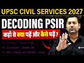 PSIR Optional Decoded Sources, Notes, Answer Writing 😱 Complete Strategy for UPSC 2027 🔥