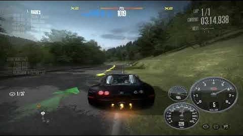 Bugatti veyron in NFS SHIFT - Maxed out on 9400gt 1gb