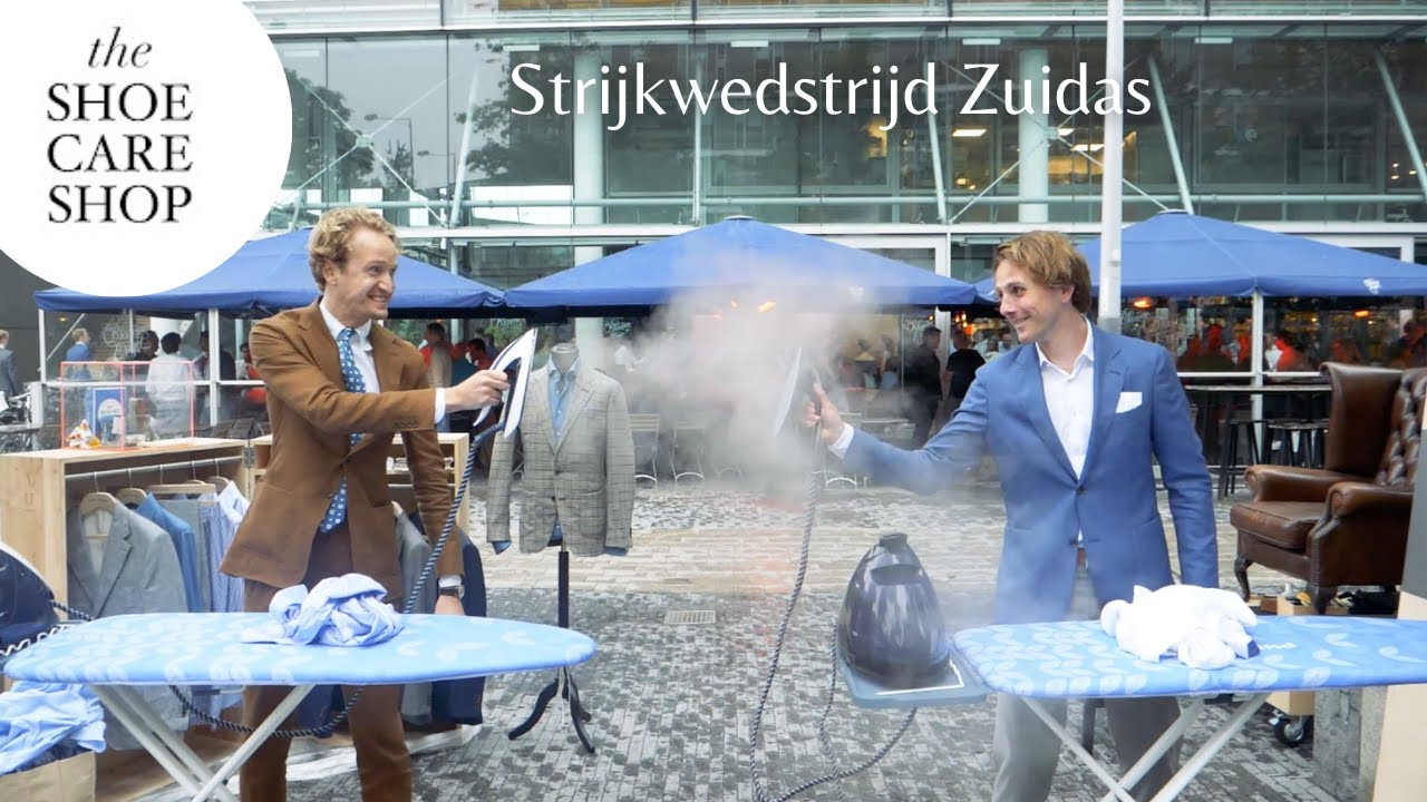 overhemd op maat Gentlemen start your irons! | Strijkwedstrijd Zuidas 2018