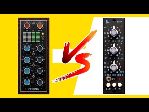 Pulsar Modular's P450 EQ vs API 550a | HARDWARE VS PLUG IN