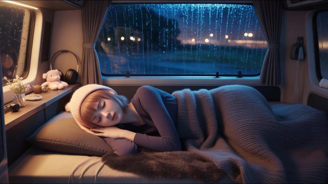 Quiet Rain Inside the Car – When Loneliness Feels Heavy 🌙