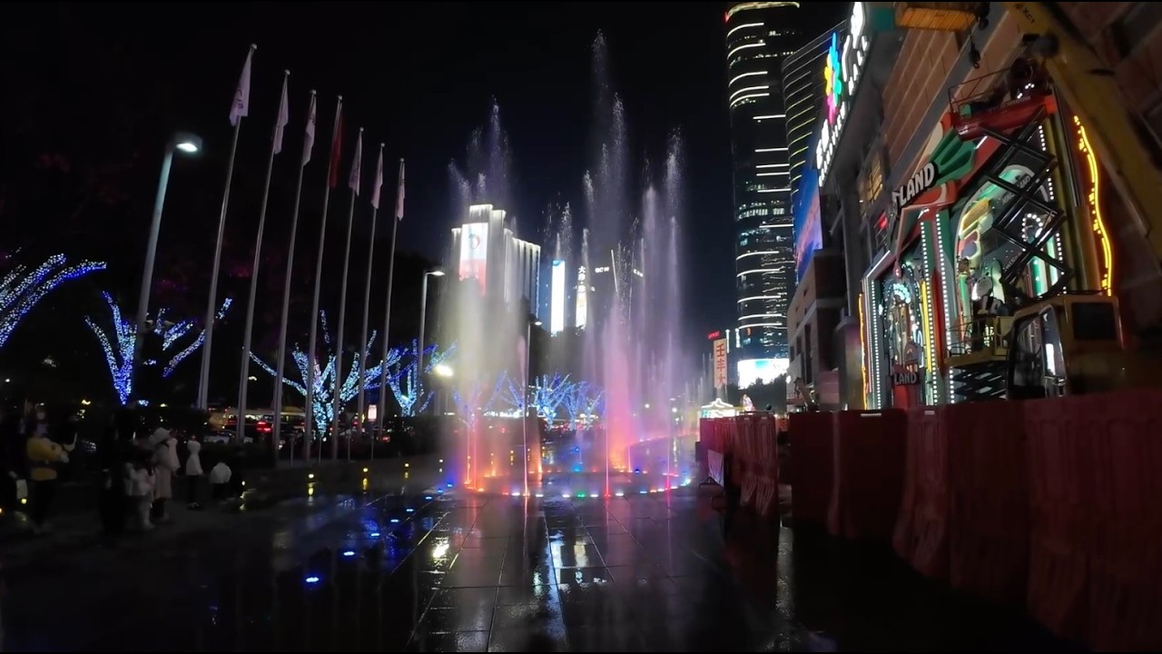 Guangzhou 2026 - Un spectacle son et lumière... qui mouille !