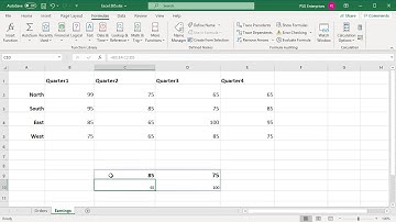 How to Use Range Intersections in Excel - Office 365
