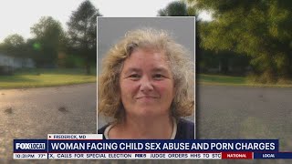 Maryland woman arrested on sex abuse, child pornography charges