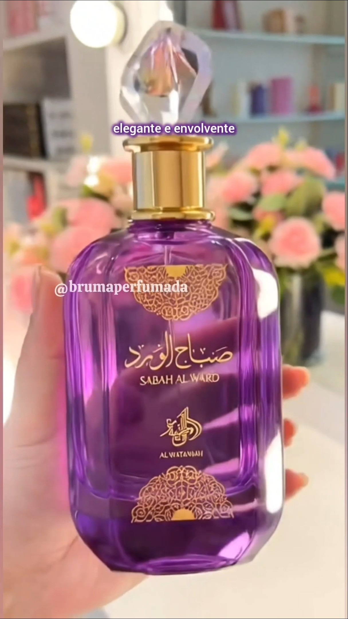 Arabic perfume Sabah Al Ward Delilah #perfume #perfumeárabe