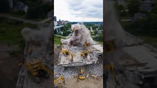 SHOCKING Bridge Collapse Caught on Drone! | Epic Demolition Fail 2025