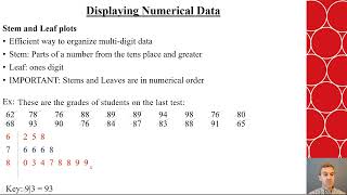 Ch 15.2 - Displaying and Interpreting Data