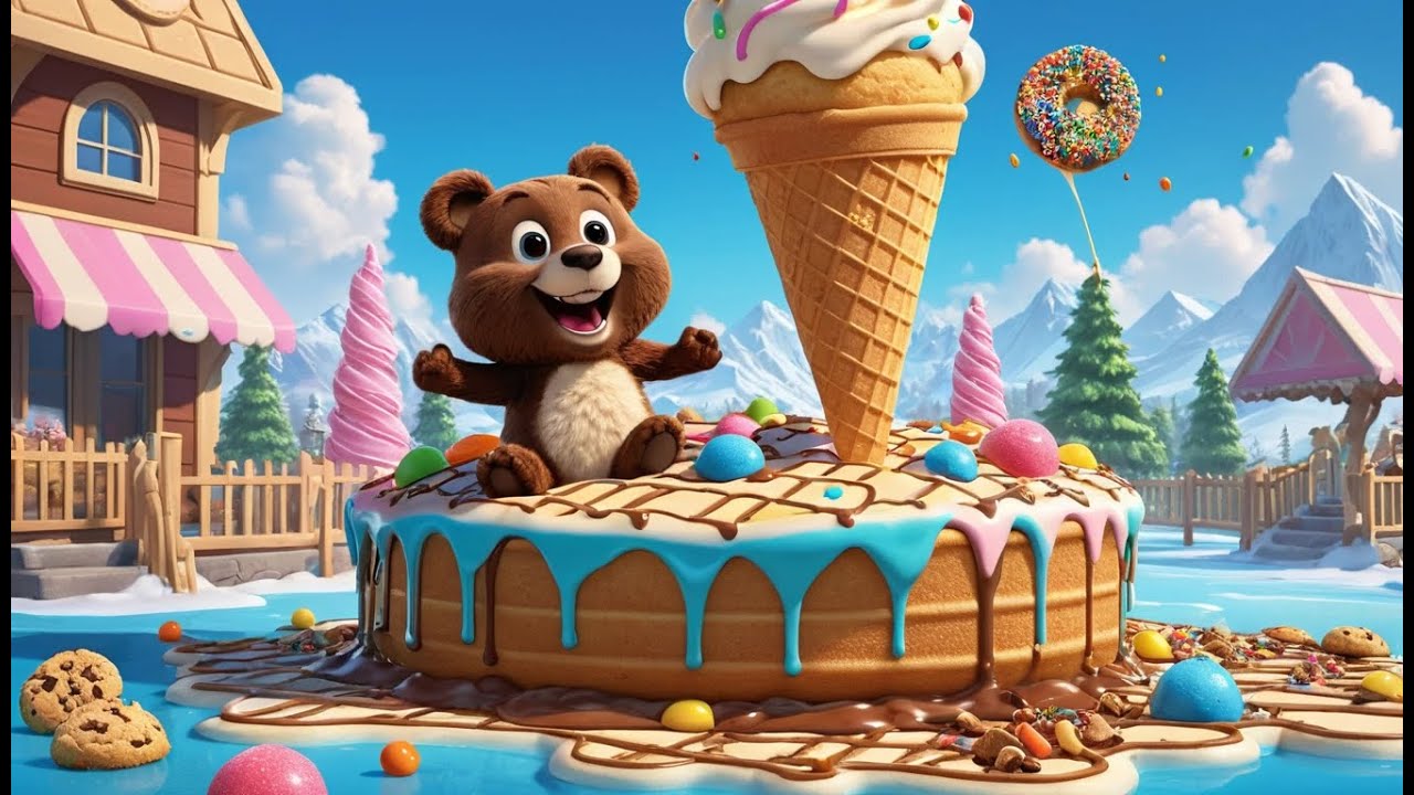 The Ice Cream Bridge Melts Away | Sweet Adventure Song for Kids | Melting Magic Rhyme