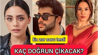 Kizilcik Şerbeti̇ En Zor 10 Soru Testi̇ Kaç Doğrun Çi̇kacak?