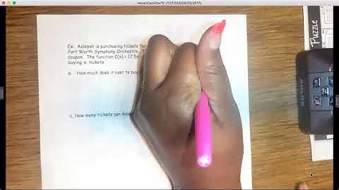 Evaluating Functions Part 2