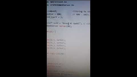 DIY SOCCER PLAYING CAR USING NODEMCU ESP8266  | ARDUINO IDE  | IITM BS COURSE  | DEVAJ MISHRA