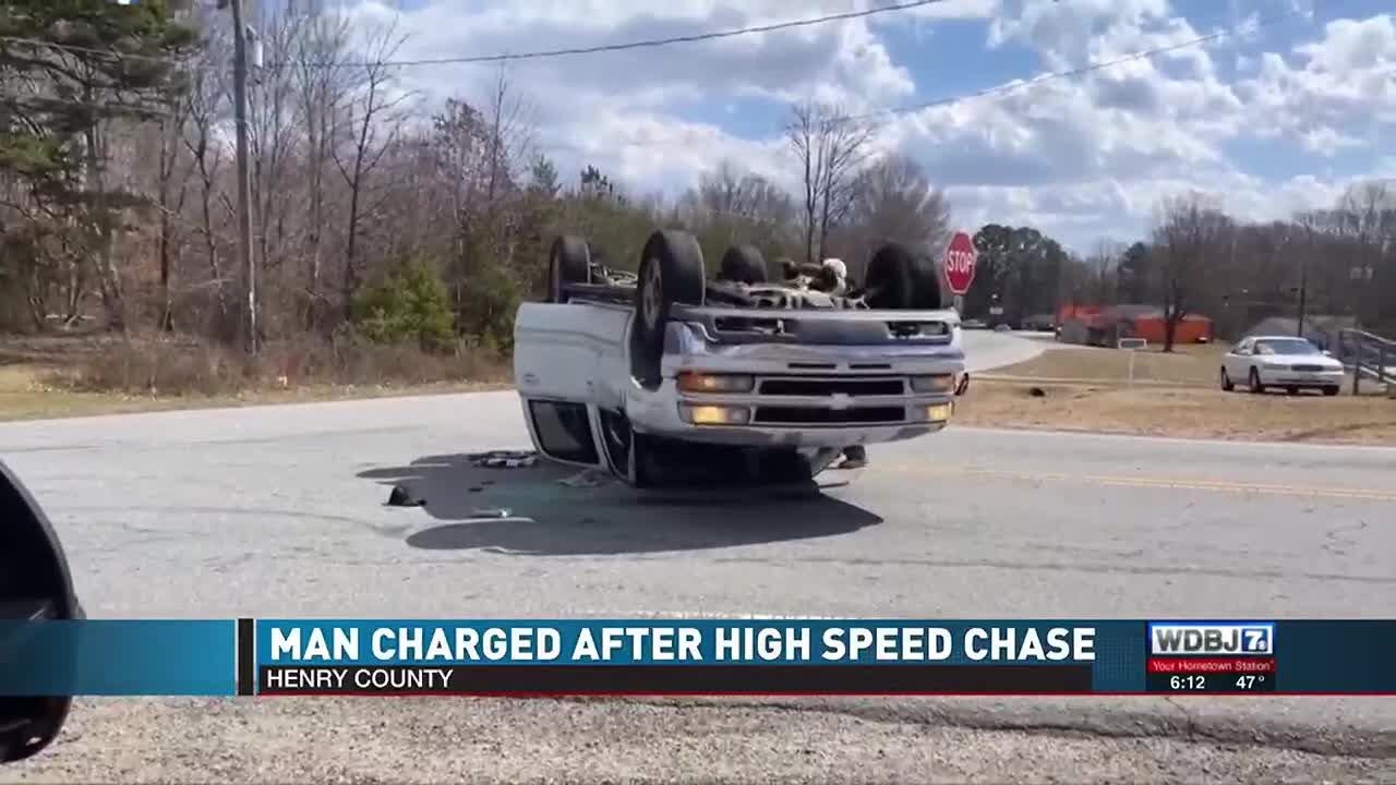 Man Charged After High-Speed Chase Ends in Vehicle Rollover - YouTube