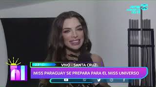 Miss Paraguay Nadia Ferreira So Beautiful When Talking At Bolivia