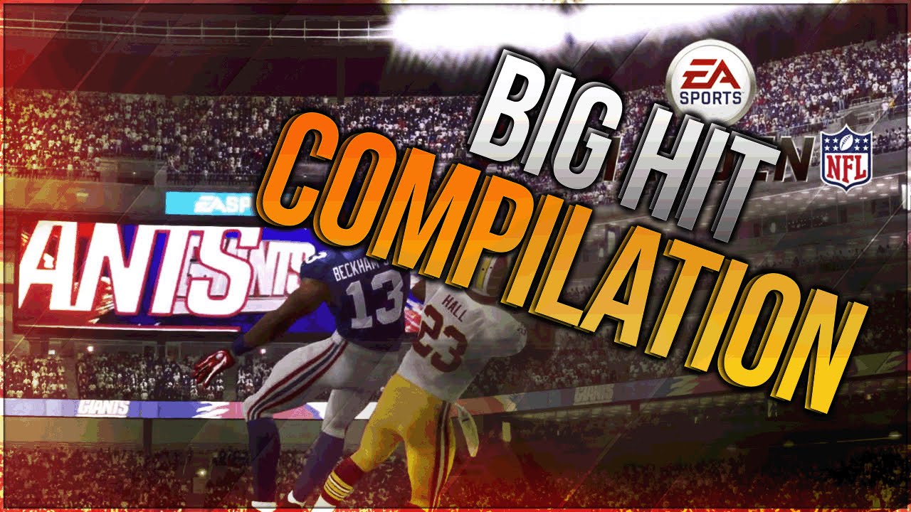 Insane Madden NFL 16 Big Hit Compilation!