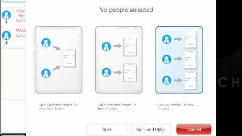 Harbortouch Hospitality POS System: How To Split Tickets