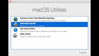 how to reinstall macOS high sierra without losing data on MacBook Pro 2020