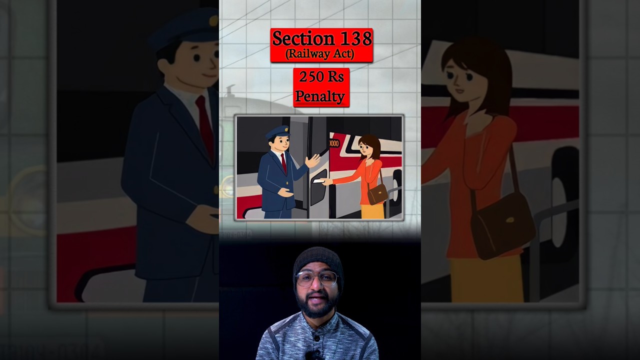 Travel in Train without Ticket || Section 138 Railway Act 